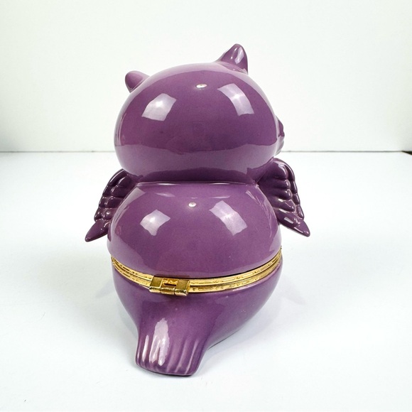 The Bradford Exchange Limoges Granddaughter Owl Always Love You Musical Box 2013 - Picture 3 of 8